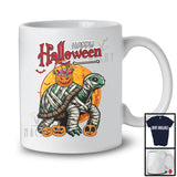 Happy Halloween, Horror Halloween Costume Mummy Turtle, Carved Pumpkin Candy Lover T-Shirt