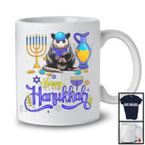 Happy Hanukkah; Happy Chanukah Lovely Opossum With Menorah; Animal Family Group T-Shirt