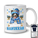 Happy Hanukkah; Lovely Chanukah Hanukkah Border Collie Owner Lover; Menorah Family Group T-Shirt