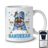 Happy Hanukkah; Lovely Chanukah Hanukkah German Shepherd Owner Lover; Menorah Family Group T-Shirt