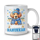 Happy Hanukkah; Lovely Chanukah Hanukkah Golden Retriever Owner Lover; Menorah Family Group T-Shirt