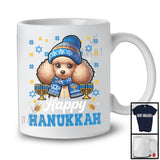 Happy Hanukkah; Lovely Chanukah Hanukkah Poodle Owner Lover; Menorah Family Group T-Shirt