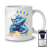 Happy Hanukkah; Lovely Chanukah Lizard Wearing Kippah; Wild Animal Lover Menorah Family T-Shirt