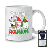 Happy Holmium; Humorous Christmas Lights 3Ho Santa; Science Chemistry Teacher Students T-Shirt