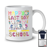 Happy Last Day Of School, Happy Summer Vacation Three Leopard Llama, Student Teacher T-Shirt