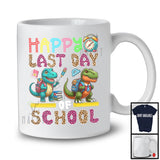 Happy Last Day Of School, Happy Summer Vacation Three Leopard T-Rex, Student Teacher T-Shirt