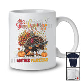 Happy Thanksgiving Bring It On Mother Pluckers; Sarcastic Fall Tree Turkey Plaid Pumpkin; Family T-Shirt