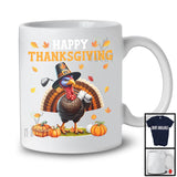 Happy Thanksgiving; Awesome Thanksgiving Autumn Fall Leaves Turkey; Golf Player T-Shirt