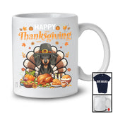 Happy Thanksgiving, Lovely Pilgrim Dachshund Turkey With Roasted Turkey Wine, Dinner Family T-Shirt