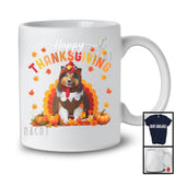 Happy Thanksgiving; Lovely Turkey Cosplay Sheltie Owner Lover; Autumn Fall Leaves T-Shirt