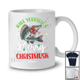 Have Yourself A Merry Chistmusk; Wonderful Christmas Muskellunge; Fishing Family T-Shirt