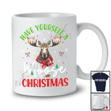 Have Yourself A Moose Christmas; Wonderful Christmas Moose Flower Farmer; Family T-Shirt