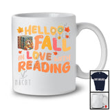 Hello Fall In Love With Reading; Wonderful Thanksgiving Books Reading Reader; Librarian Group T-Shirt