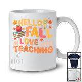 Hello Fall In Love With Teaching; Wonderful Thanksgiving Teaching Lover; Teacher Group T-Shirt