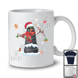 Hockey Santa Snowman Cosplay; Cheerful Christmas Hockey Sport Player Playing Team; Snow T-Shirt