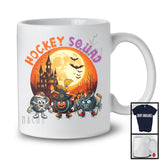 Hockey Squad, Proud Halloween Three Mummy Monster Witch, Sport Player Playing Team T-Shirt