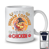 Human Costume I'm Really An Awesome Chicken; Lovely Halloween Costume Animal Lover T-Shirt