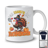 I Am Thankful For Badminton; Humorous Thanksgiving Turkey Sunglasses; Sport Player Team T-Shirt