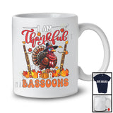 I Am Thankful For Bassoon; Joyful Thanksgiving Turkey Bassoon Player; Musical Instruments T-Shirt