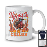 I Am Thankful For Cellos; Joyful Thanksgiving Turkey Cello Player; Musical Instruments T-Shirt