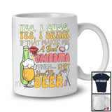 I Cuss I Drink If That Makes Me A Bad Grandma Hand Me A Beer, Sarcastic Drinking Lover, Drunker T-Shirt