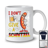 I Don't Give A Schnitzel, Humorous Oktoberfest 2024 Sausage Drinking Beer, Munich Germany T-Shirt