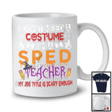 I Don't Need A Costume I'm A SPED Teacher, Scary Halloween Witch Lover, Teacher Group T-Shirt