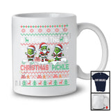 I Found The Pickle Christmas; Adorable X-mas Sweater Three Pickles Santa; Couple Snowing T-Shirt