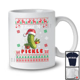 I Found The Pickle; Sarcastic Christmas Sweater Adult Santa Pickle; Matching Couple Family T-Shirt