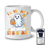 I Love Candy So Much It's Scary, Adorable Halloween Costume Boo Ghost, Trick Or Treat Lover T-Shirt