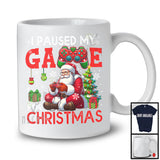 I Paused My Game For Christmas; Joyful Santa Playing Video Controller; Gamer Nerd Gaming T-Shirt