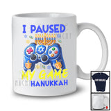 I Paused My Game For Hanukkah, Joyful Hanukkah Costume Game Controller, Gaming Gamer Group T-Shirt