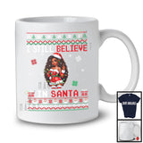 I Still Believe In Santa; Humorous Christmas Sweater Afro Women Santa; Black African Family T-Shirt