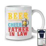 I Thought She Said Beer Competition Cheer Father in law, Funny Vintage Father's Day Drinking Drunker T-Shirt