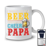 I Thought She Said Beer Competition Cheer Papa, Funny Vintage Father's Day Drinking Drunker T-Shirt