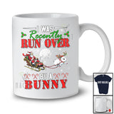 I Was Recently Run Over By A Bunny; Humorous Christmas Santa Sleigh; Runner Running T-Shirt