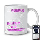 I Wear Purple For Military Kids, Lovely Military Child Month Dandelion, Proud Memories Family T-Shirt