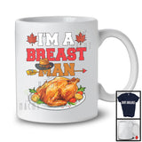 I'm A Breast Man; Humorous Thanksgiving Roasted Turkey Lover; Dinner Matching Couple T-Shirt