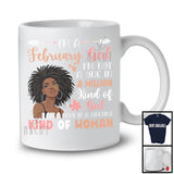 I'm A February Girl Once In A Lifetime; Lovely Birthday African Afro Women; Black Family Group T-Shirt