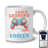 I'm A Gamer Grandpa Definition Much Cooler, Joyful Father's Day Games Controller, Gaming Gamer T-Shirt