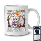 I'm All Wrapped Up In Reading; Awesome Halloween Mummy Reading Book; Family Group T-Shirt