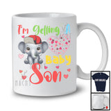 I'm Getting A Baby Son, Adorable Pregnancy Announcement Elephant Lover, Matching Family T-Shirt