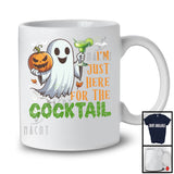 I'm Just Here For Cocktail, Lovely Halloween Costume Boo Ghost Drinking Lover, Drunker Team T-Shirt