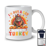 I'm Not A Cat I'm A Turkey; Humorous Thanksgiving Turkey Cat Owner Lover; Family Group T-Shirt