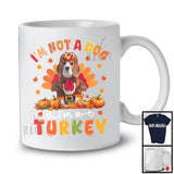 I'm Not A Dog I'm A Turkey; Humorous Thanksgiving Turkey Beagle Dog Owner Lover; Family T-Shirt