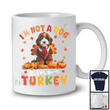 I'm Not A Dog I'm A Turkey; Humorous Thanksgiving Turkey Bernedoodle Dog Owner Lover; Family T-Shirt