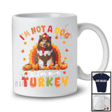 I'm Not A Dog I'm A Turkey; Humorous Thanksgiving Turkey Sheltie Dog Owner Lover; Family T-Shirt