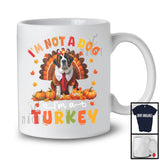 I'm Not A Dog I'm A Turkey; Humorous Thanksgiving Turkey St. Bernard Dog Owner Lover; Family T-Shirt