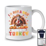 I'm Not A Dog I'm A Turkey; Humorous Thanksgiving Turkey Whippet Dog Owner Lover; Family T-Shirt