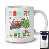 I'm Not Short Just A Tall Elf; Humorous Christmas Elf On Train Snowing; Family Group T-Shirt